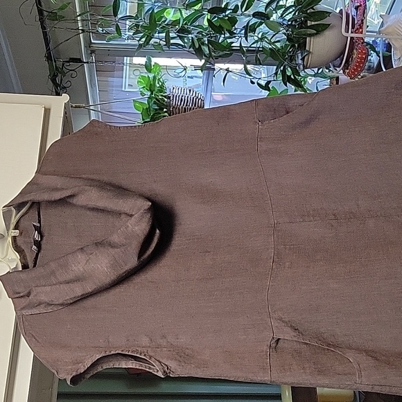 Bryn Walker Atticus cowl neck linen romper/jumpsuit - Picture 4 of 13